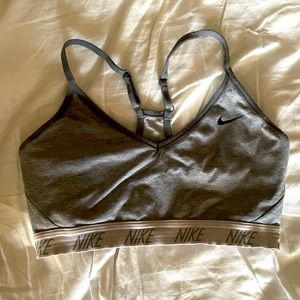 Nike Women’s grey sports bra size M